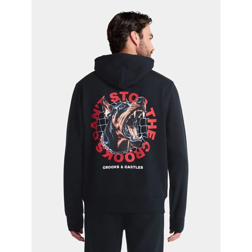 Crooks & Castles Red Doberman Graphic Pullover  Hoodie Men's Size‎ XS (27)